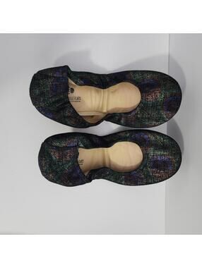 The Storehouse Flats Women's Foldable Flats - Green Multi Color Pattern